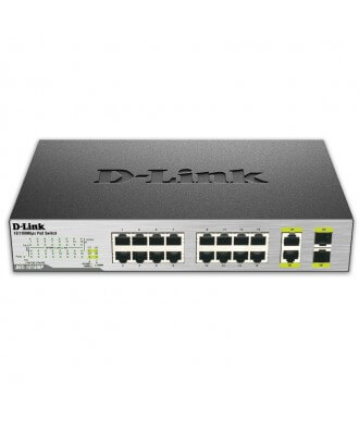 D-Link 16-poorts (16x PoE) 10/100 Rackmountable Switch