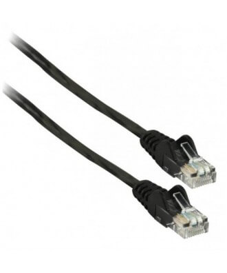 UTP-kabel - 1 meter CAT5e straight Zwart