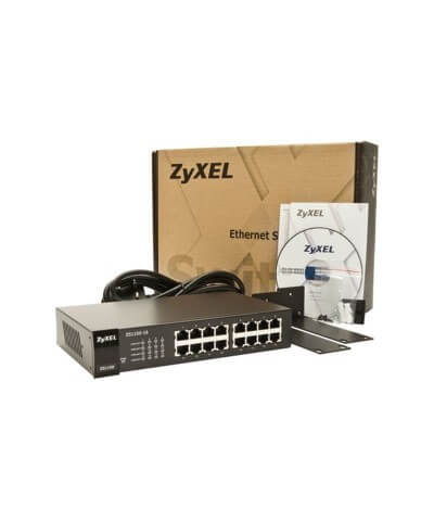 ZyXel 16-poorts 10/100 Desktop Switch