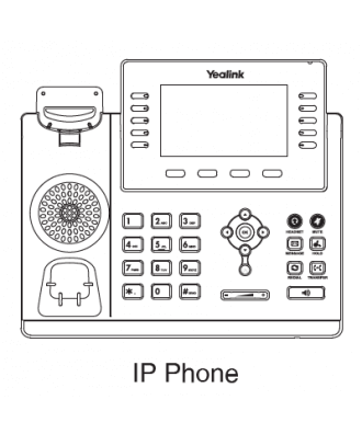 Yealink T46U (SIP) telefoon excl. accessoires