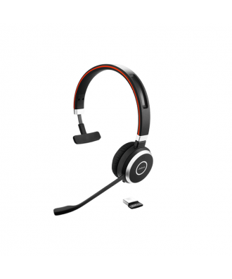 Jabra Evolve 65 SE MONO Bluetooth draadloze headset excl. stand (MS Teams)