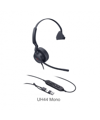 Yealink UH44 MONO USB-C/A bedrade headset (MS Teams)