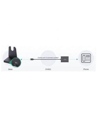 Yealink EHS62 Electronic Hook Switch voor Yealink WH64 headsets