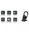 Yealink WH68 Stereo DECT draadloze headset (MS Teams)