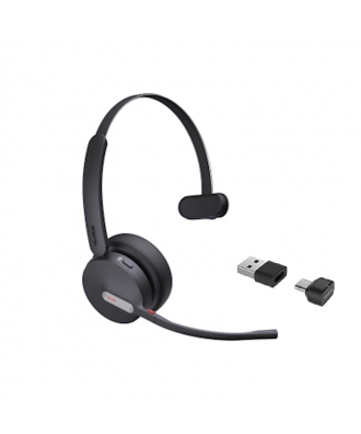 Yealink BH70 MONO USB-A/C Zwart Bluetooth draadloze headset (incl. stand) (MS Teams)
