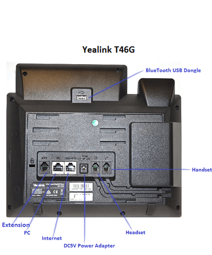 Fiche technique - Yealink T46G + module EHS + Dongle bluetooth