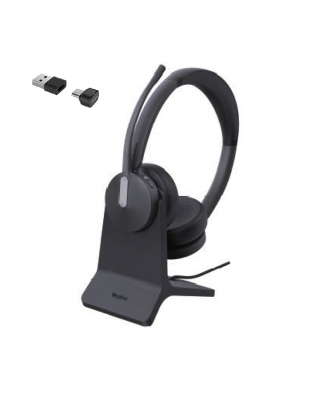 Yealink BH70 Stereo USB-A/C Zwart Bluetooth draadloze headset (incl. stand) (MS Teams)